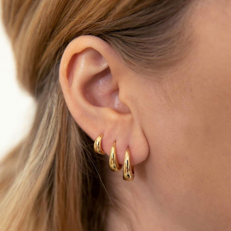 3 Pairs Rock Style Ear Cuffs Unisex Earrings Set